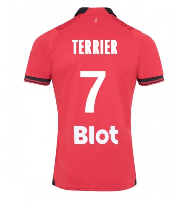 Stade Rennais Martin Terrier #7 Replika Hjemmebanetrøje 2023-24 Kortærmet